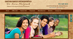 Desktop Screenshot of oaktonbraces.com